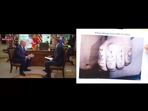 FACT CHECK: Trump EXPOSES MS-13 Tattoos?! SHOCKING ABC Interview! Media